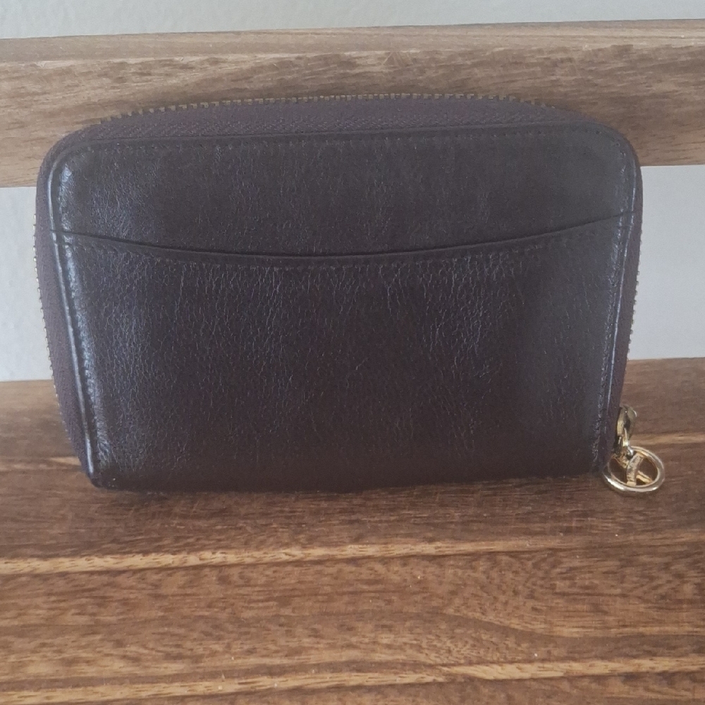 Vintage Paloma Picasso Black Wallet with Gold X Accent Quality Leather - Picture 4 of 10